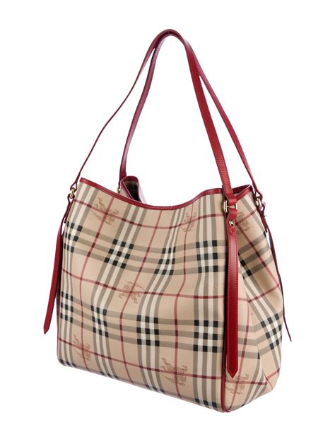 Burberry haymarket canterbury tote